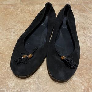 Gucci Black Flats Size 39 1/2